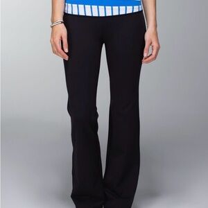 Lululemon Athletica Black Flare Pants
